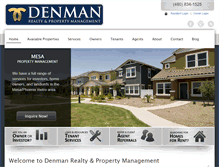 Tablet Screenshot of denmanrealty.com